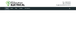 Desktop Screenshot of mandurahelectrician.com.au